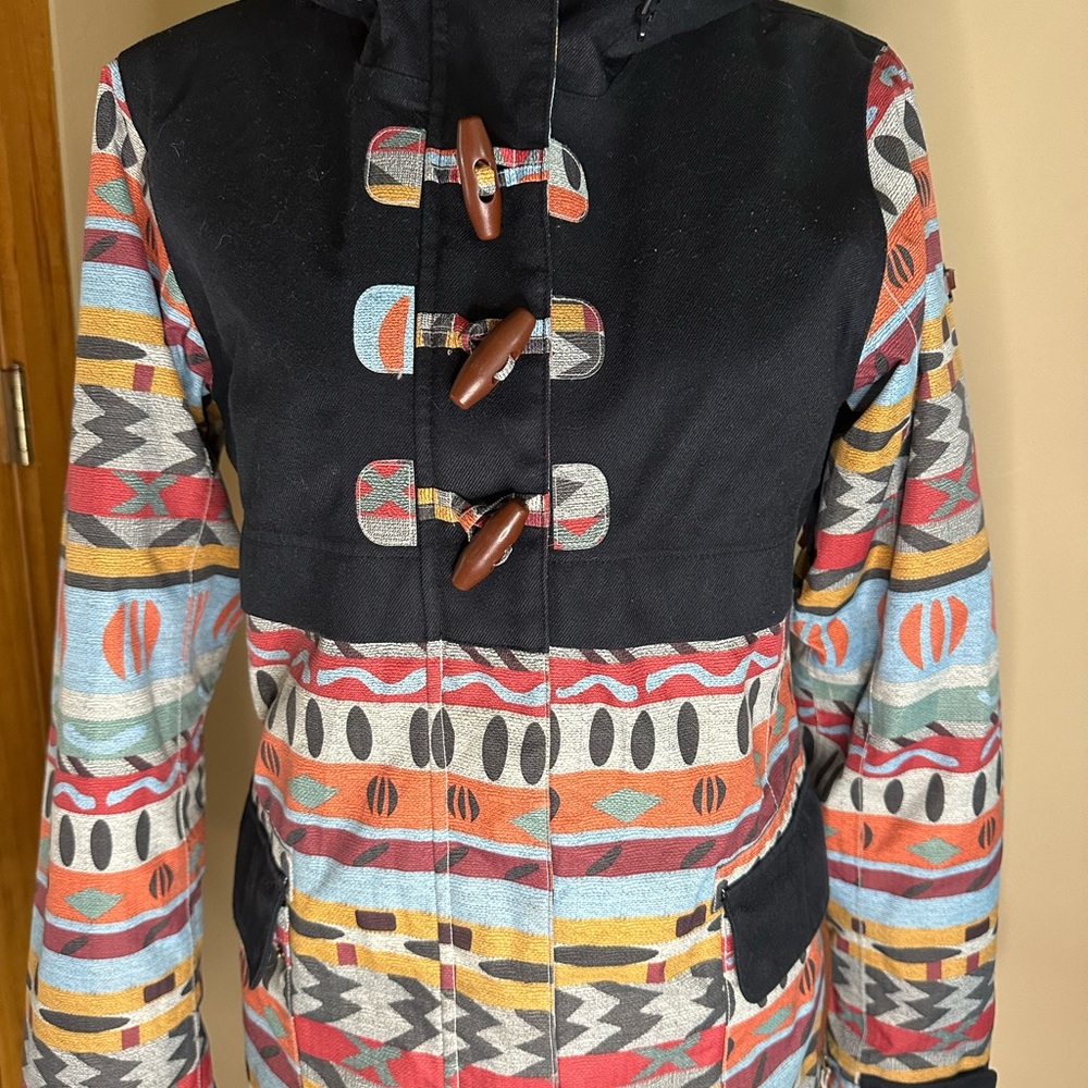 Roxy Multicolor Patterned Ski Jacket - image 2